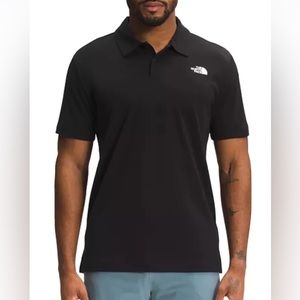THE NORTH FACE WANDER MENS POLO SHIRT BLACK NWT